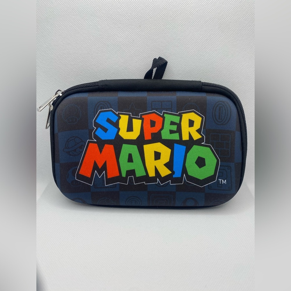 Super Mario Black Travel Protective Game Case‎